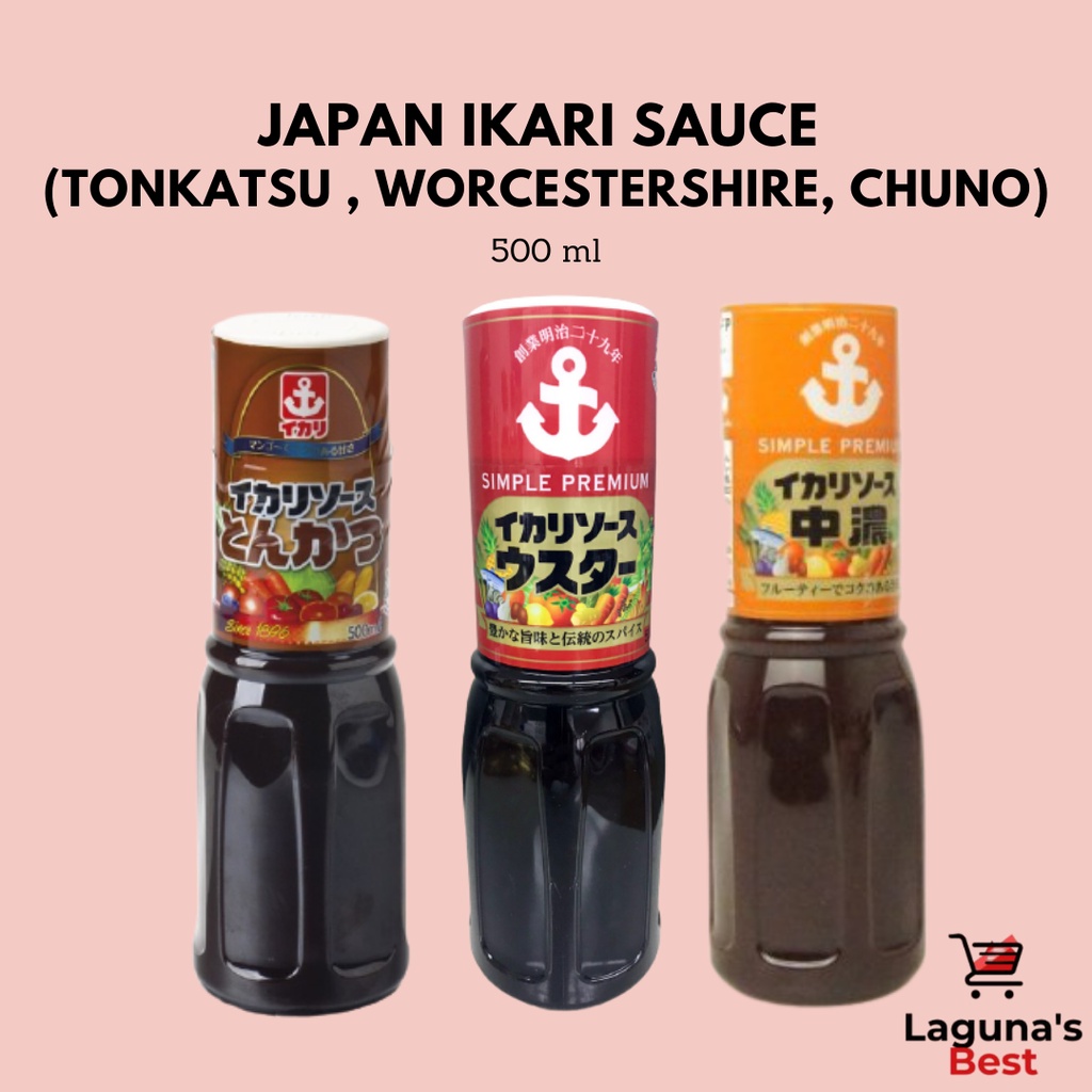 Japan Ikari Sauce (Tonkatsu , Worcestershire, Chuno) 500 ml