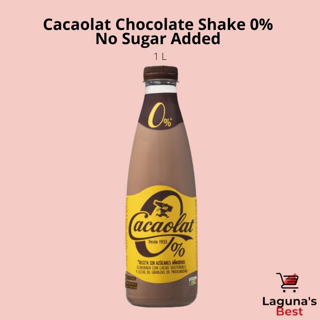 Cacaolat Chocolate Shake 0% Zero Added Sugar / Orignal Bottle 1 liter
