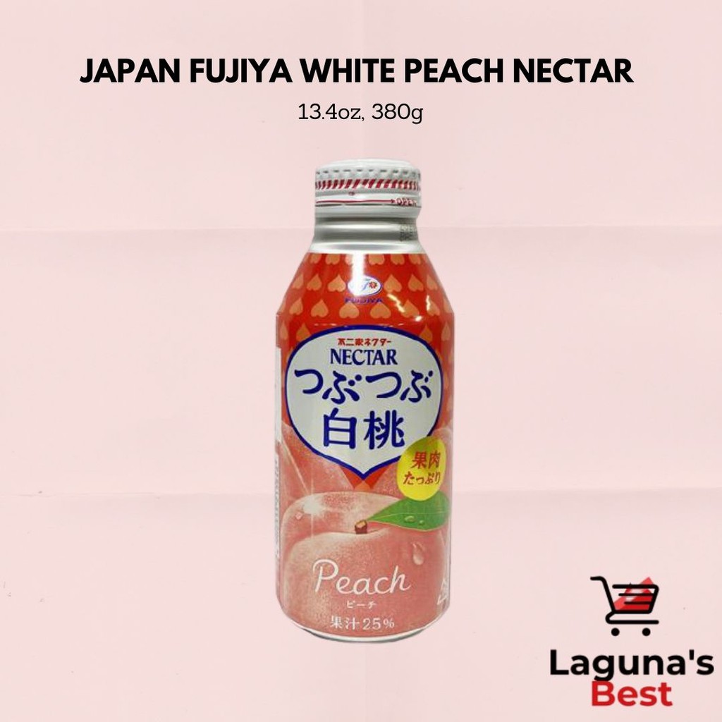 Fujiya White Peach Nectar  from Japan 13.4oz, 380g