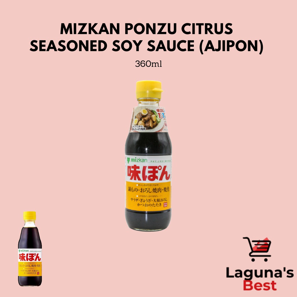 Mizkan Ajipon Ponzu Citrus Seasoned Soy Sauce 150 ml / 360ml / 600ml