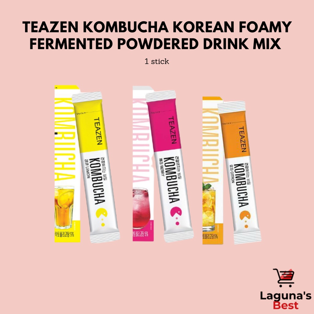 TEAZEN Kombucha Korean Foamy Fermented Powdered Drink Mix 1stick