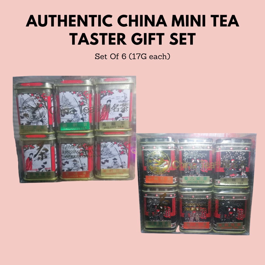 Authentic China Cheong Hing Tea Gift Set (6pcsx17G)