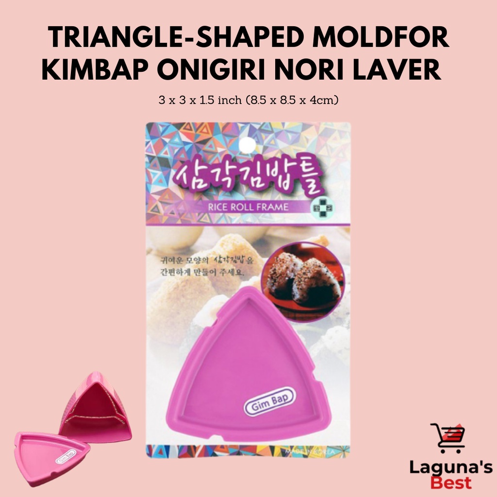 Triangle-Shaped Mold / Container for Samgak Kimbap Onigiri Nori Laver