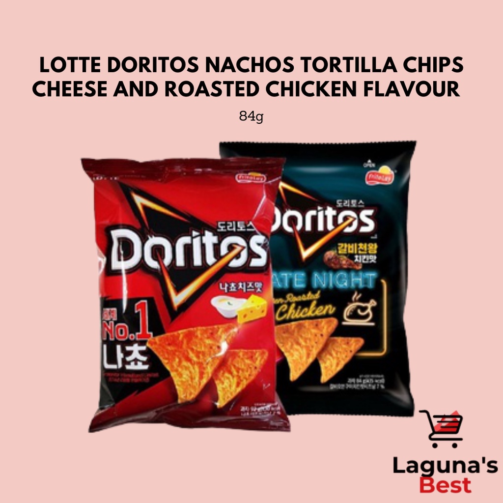 Lotte Doritos Nachos Tortilla Chips Cheese and Roasted Chicken Flavour 84g