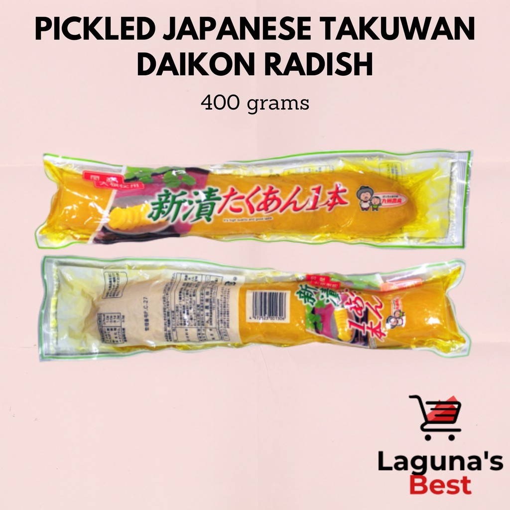 Pickled Japanese Takuwan Daikon Radish, 400g