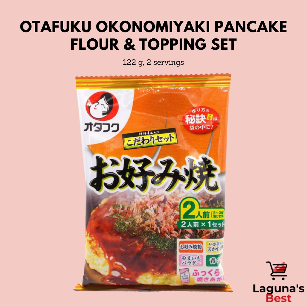 Otafuku Okonomiyaki Pancake Flour & Topping Set, 122 g, 2 servings