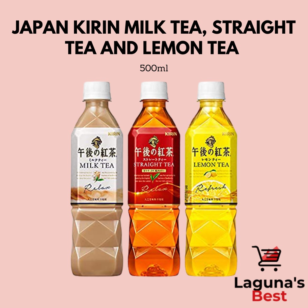 Japan Kirin Milk Tea, Straight Tea and Lemon Tea 500 ml / 1500ml