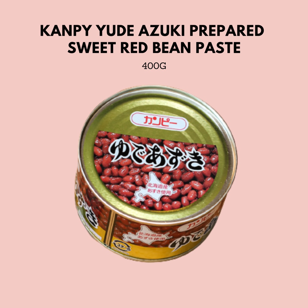 Kanpy Yude Azuki Prepared Sweet Red Bean Paste 400g