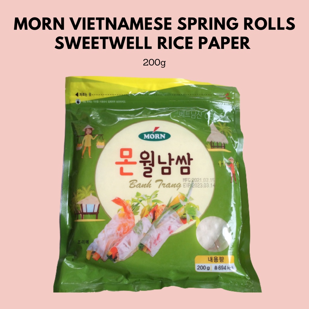 Morn Vietnamese Spring Rolls / Sweetwell Rice Paper 200g