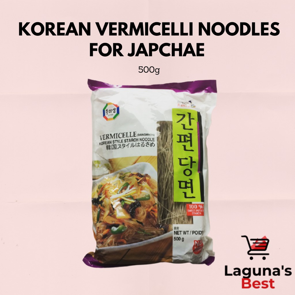 Korean Vermicelli Potato Starch Noodles for Japchae 500g