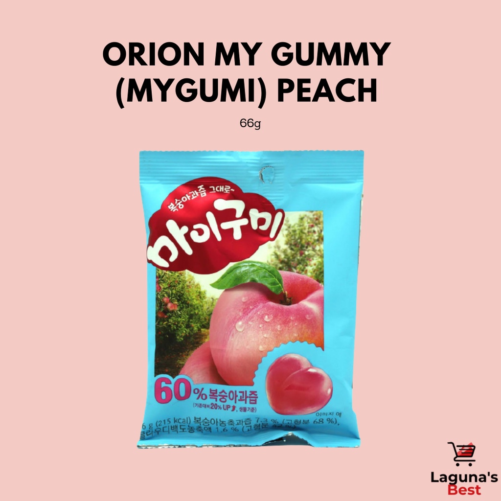 Orion My Gummy (Mygumi) Peach 66g