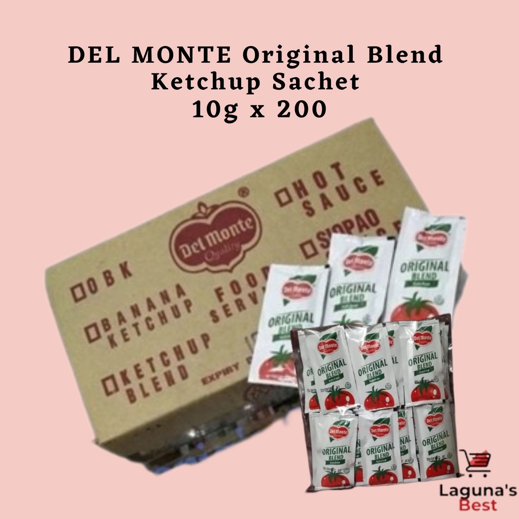 DEL MONTE Original Blend Ketchup Sachet  10g x 200