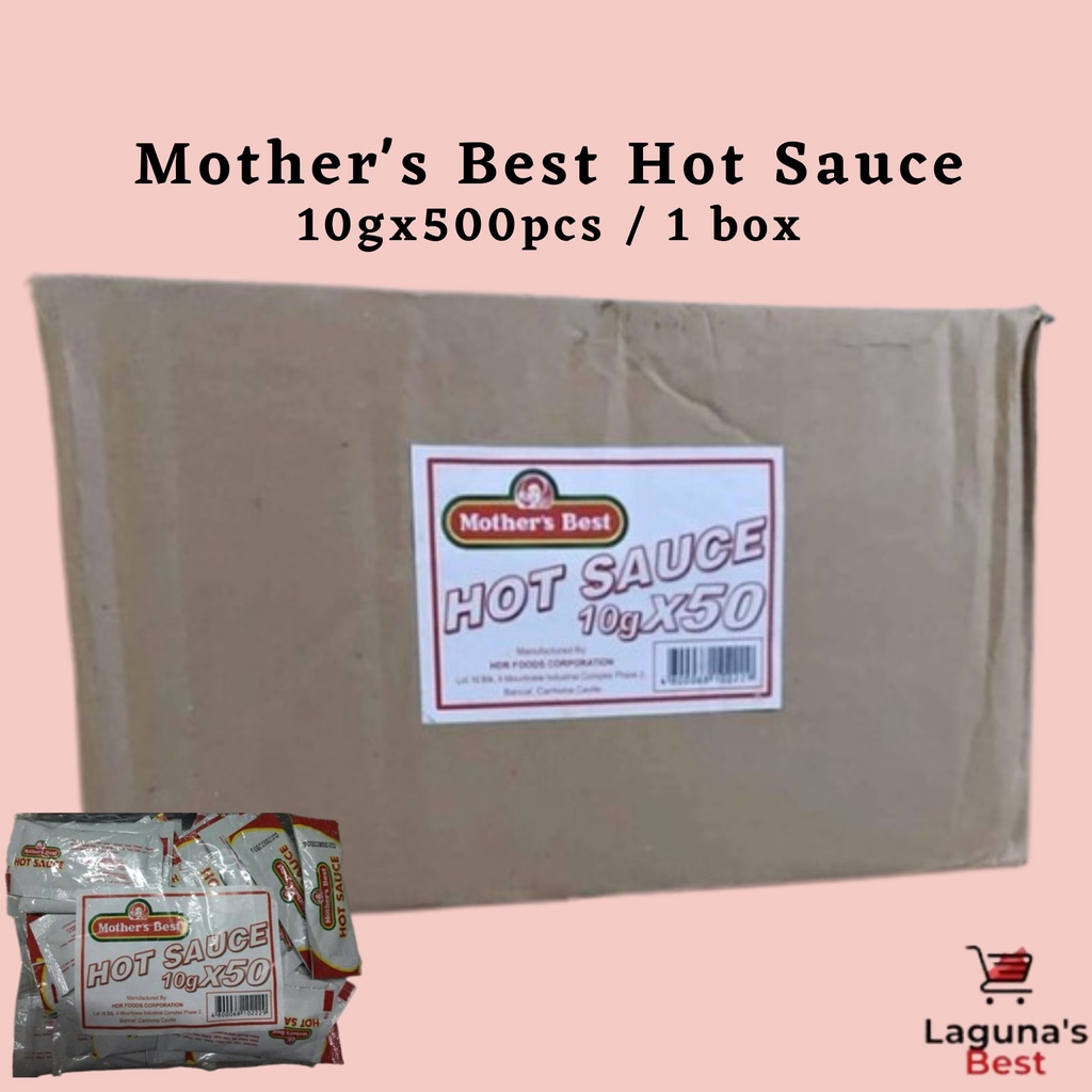 Mother's Best Hot Sauce 10gx500pcs / 1 box