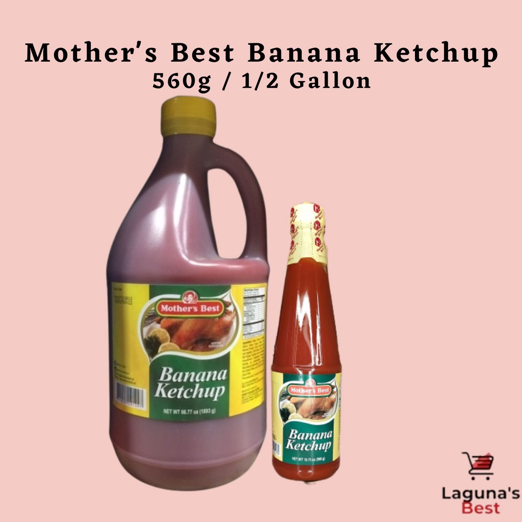 Mother's Best Banana Ketchup 560g / 1/2 Gallon