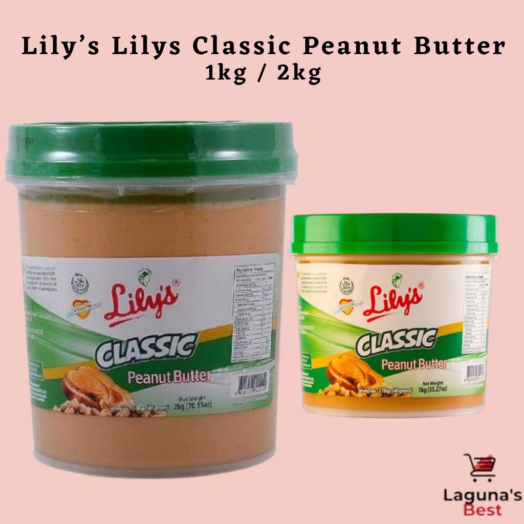 Lily’s Lilys Classic Peanut Butter 1kg / 2kg