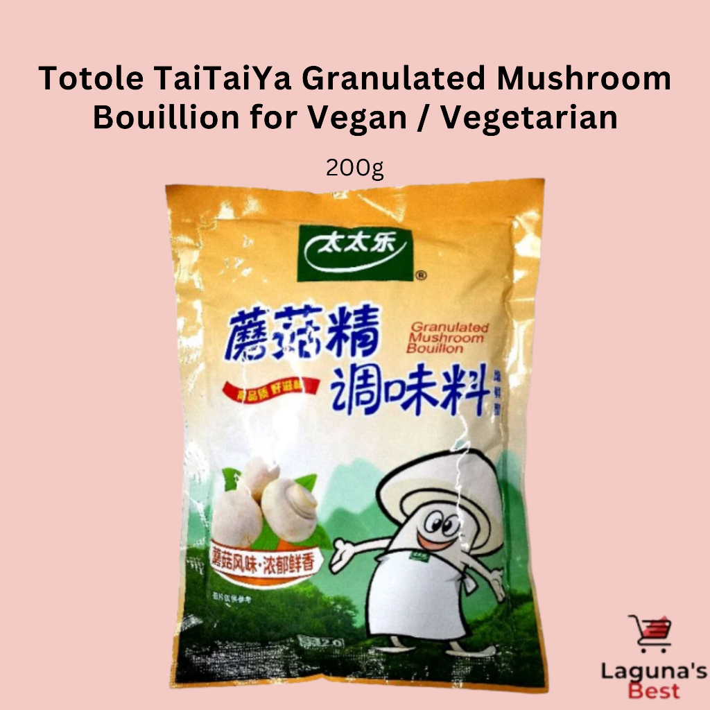 Totole TaiTaiYa Granulated Mushroom Bouillion Seasoning for Vegan / Vegetarian 200g