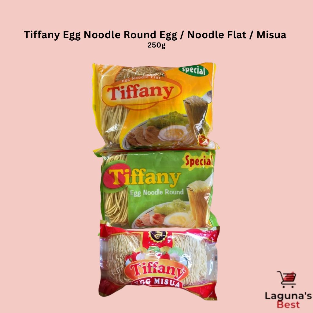 Tiffany Egg Noodle Round Egg / Noodle Flat / Misua 250g