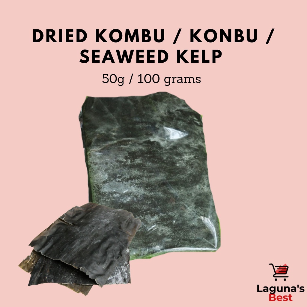 Dried Kombu / Konbu / Seaweed Kelp - 50g / 100 grams