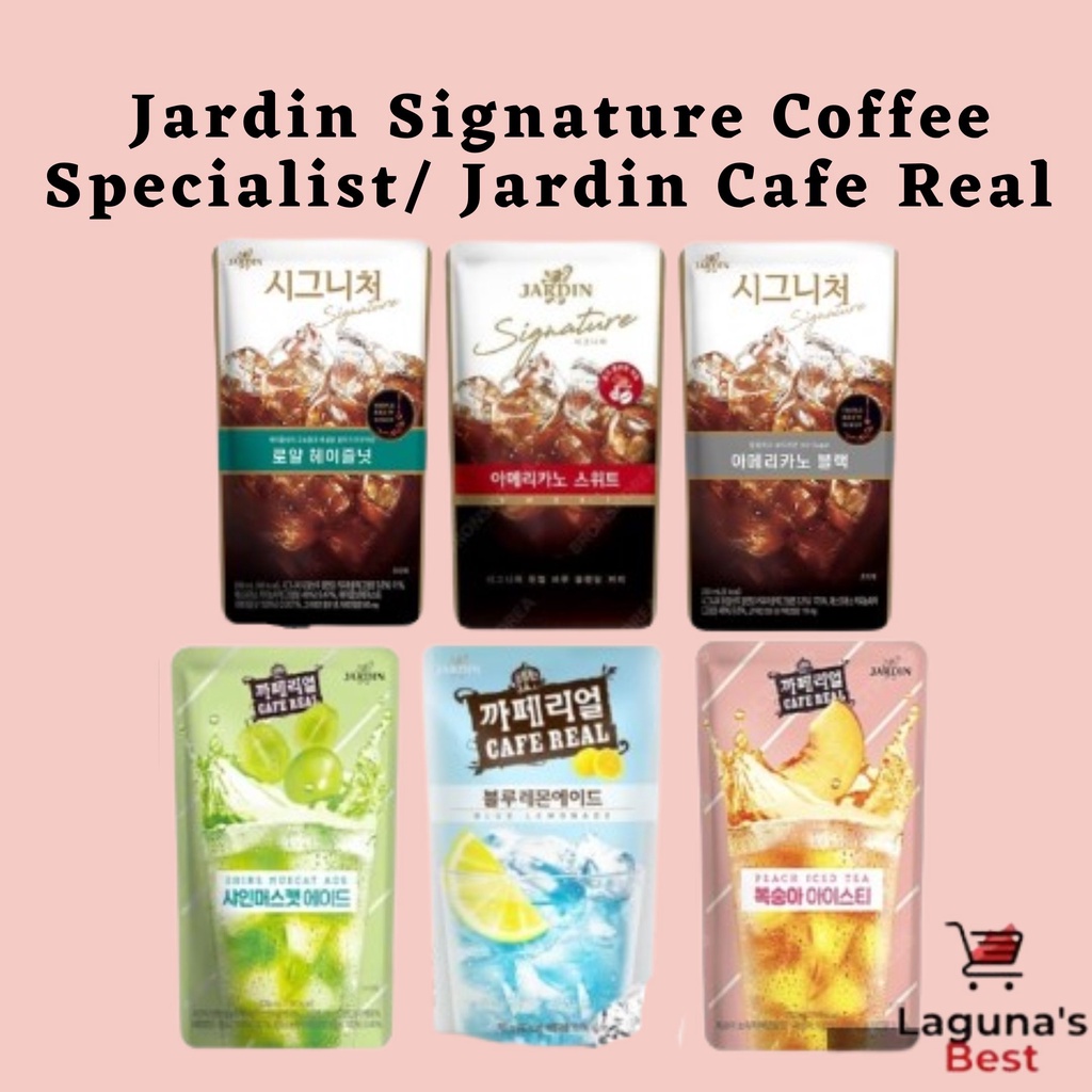 Jardin Signature Coffee Specialist/ Jardin Cafe Real Korean Convenience Store Pouch Drinks