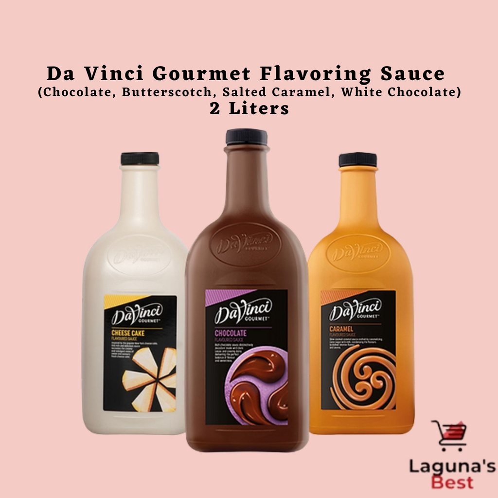 Da Vinci Gourmet Flavoring Sauce  (Chocolate, Butterscotch, Salted Caramel, White Chocolate) 2 Liter