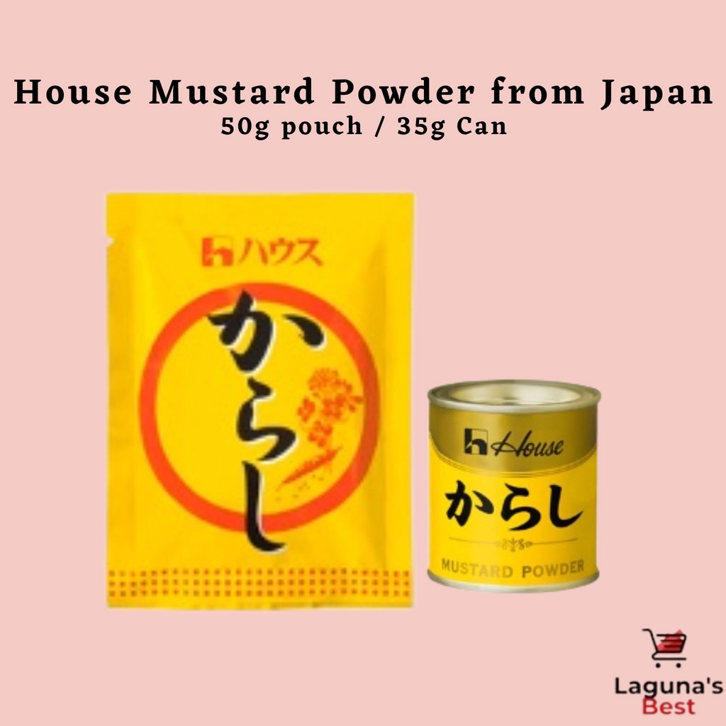 House Mustard Powder from Japan 50g pouch / 35g Can