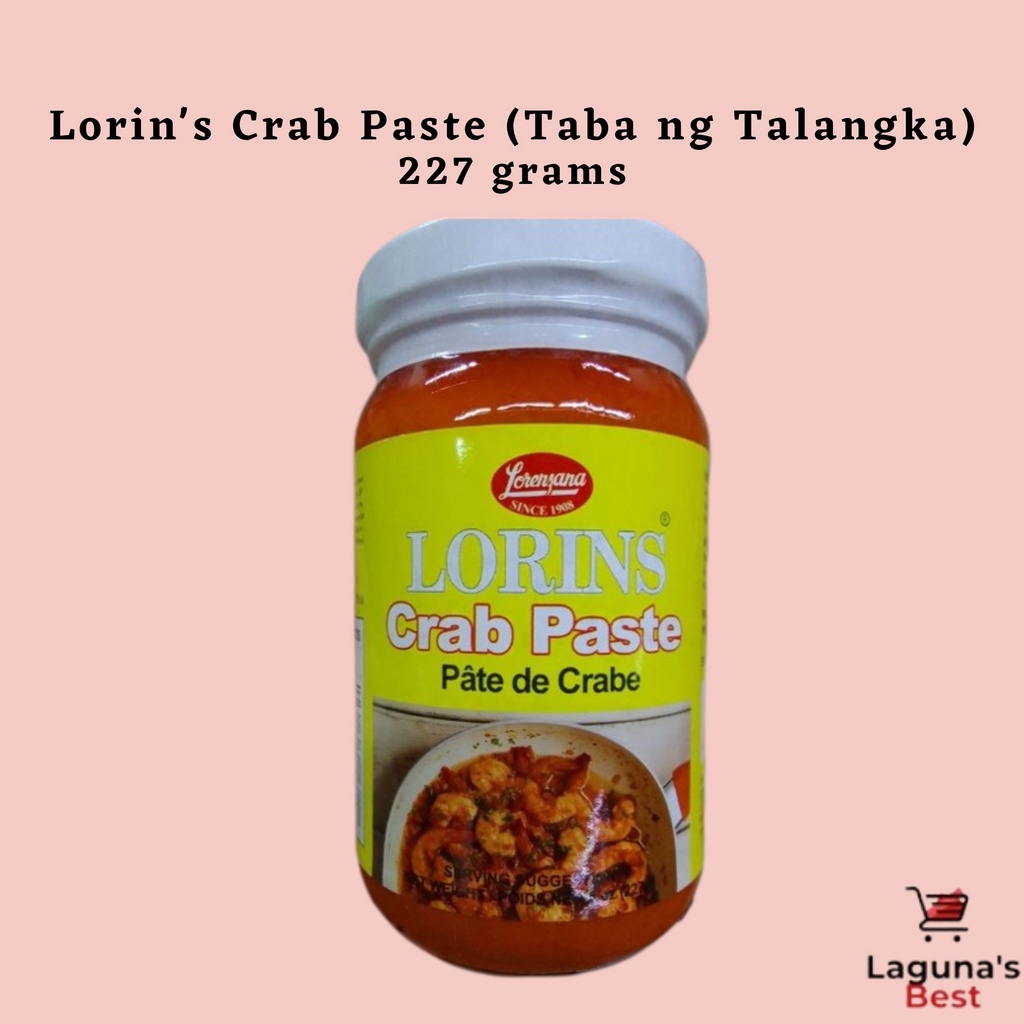 Lorin's Crab Paste (Taba ng Talangka) HALAL CERTIFIED 227 grams
